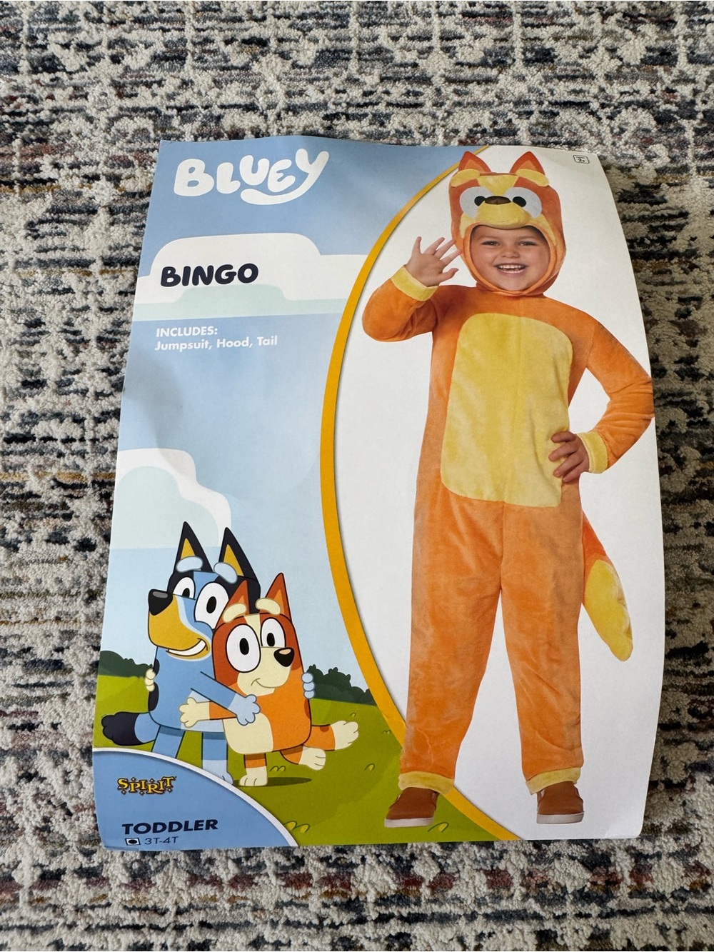 Bluey Bingo Toddler Costume 3T/4T